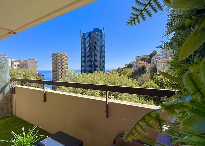 Studio De Luxe Portes De Monaco - Vue Mer - Piscine - Wifi photo